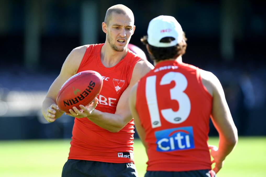 Four more: Sam Reid has signed a contract extension with the Sydney Swans. Photo: AAP