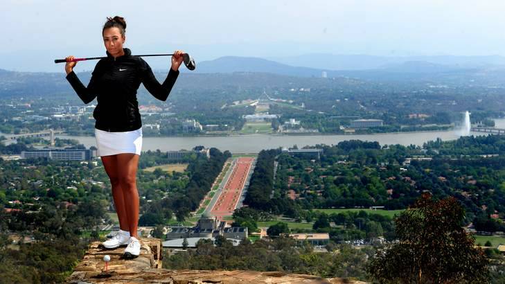Golfer Cheyenne Woods will compete in the 2013 Australian Women's Open at Royal Canberra. Photo: Melissa Adams