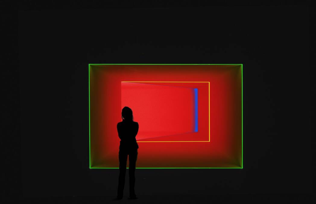 The James Turrell: Retrospective exhibit is one of the many events on around town over the festive period. Photo: Florian Holzherr