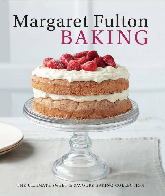 The cover of <i>Margaret Fulton Baking</i>.