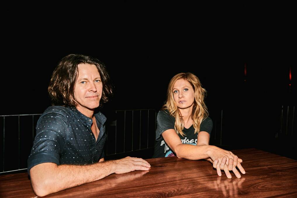 Bernard Fanning and Kasey Chambers fly in on Tuesday. Photo: Greg Sylvia