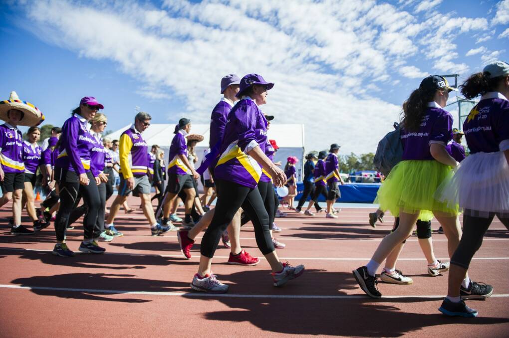 The Relay for Life at the AIS.  Photo: Rohan Thomson