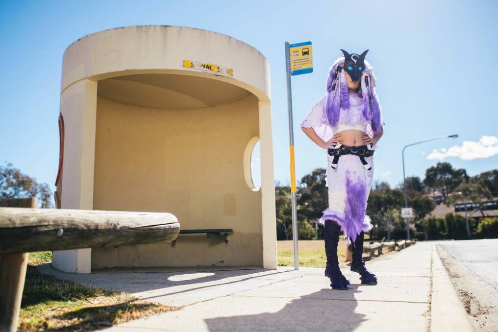 Paige Jema dressed as Lamb from video game 'League of Legends'. Photo: Rohan Thomson