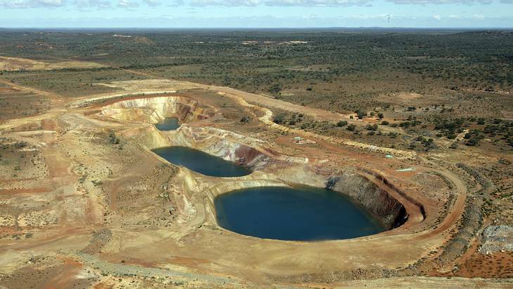 Sarasen gold mining operation in the Kalgoorlie region in Western Australia. Photo: Rob Homer