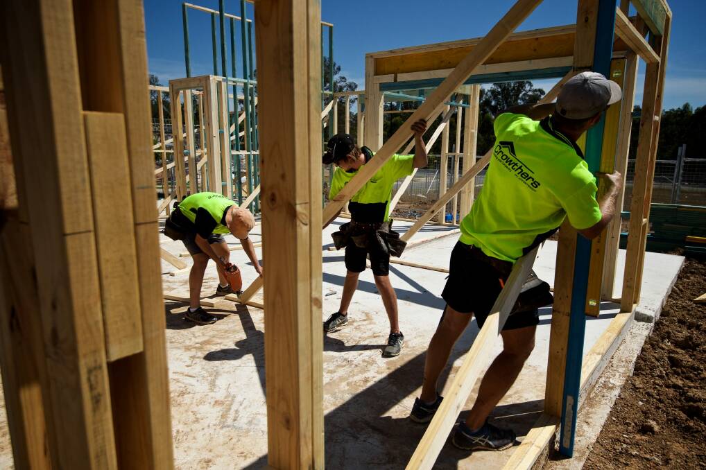 Housing construction in the ACT has rebounded strongly in the latest data, and indications are it will continue. Photo: Wolter Peeters 