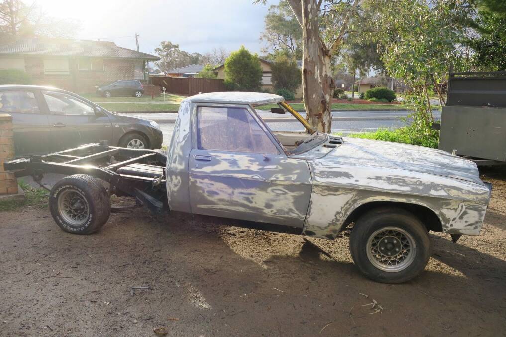 The car before the restoration. Photo: Supplied