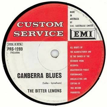 The Bittter Lemons' 1965 record <i>Canberra Blues</i>.