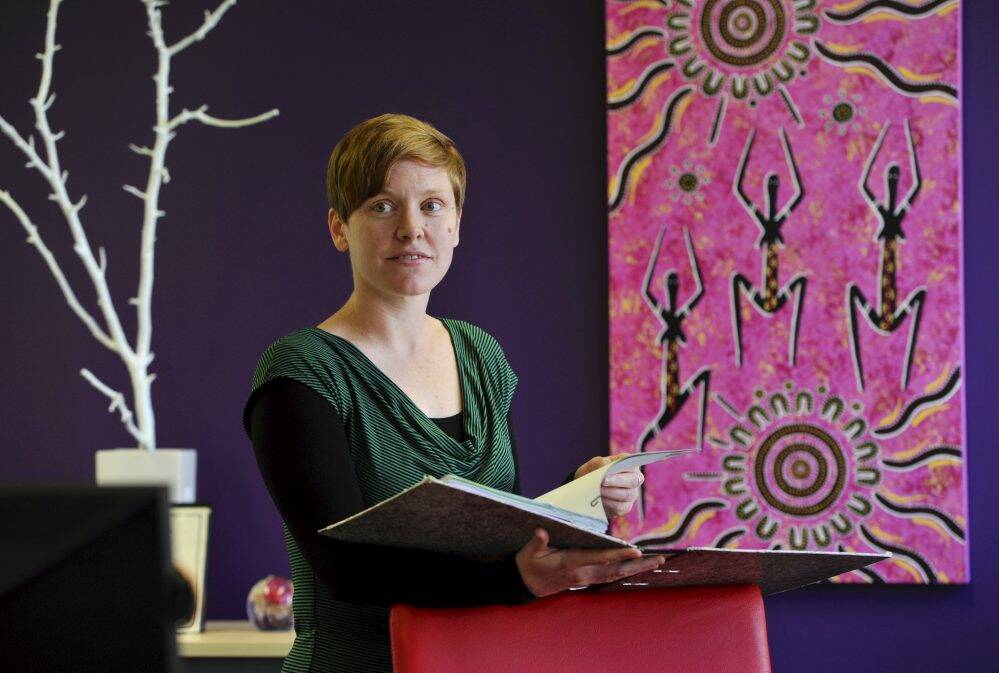 Heidi Yates said federal cuts to the ACT and region's Women's Legal Centre mean more assistance may have to be provided on the phone and more women will be unrepresented in court. Photo: Graham Tidy