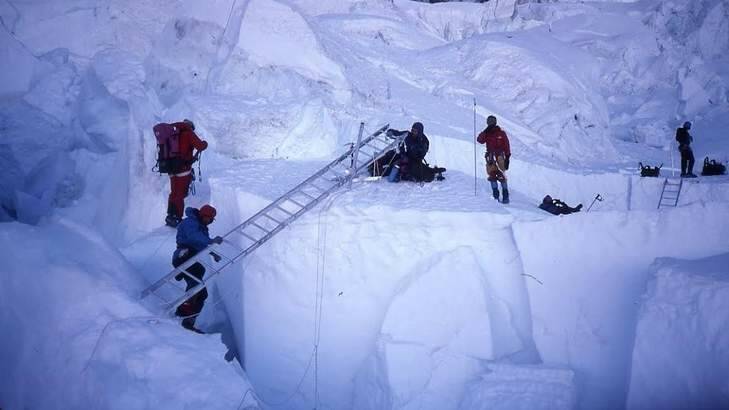 Zac Zaharias said sherpas risk their lives for westerners on the climb up Mt Everest. Photo: Zac Zaharias