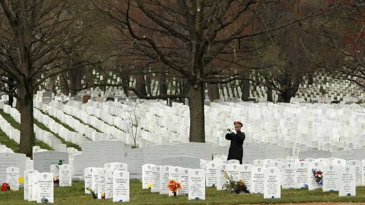 Arlington National Cemetery outside Washington in the US. Photo: Reuters