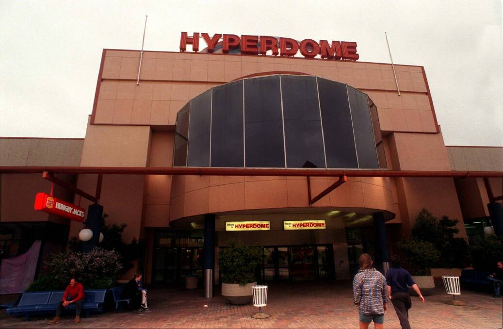 A group of people allegedly assaulted a security guard at the Tuggeranong Hyperdome on Saturday evening. Photo: Richard Briggs
