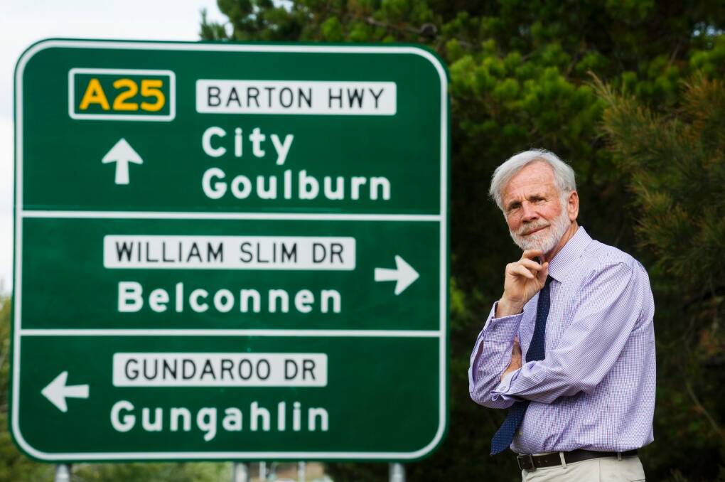 Robert Stephens is a victim of the pedophile and former governor general William Slim, who wants the name of William Slim Drive changed. Photo: Dion Georgopoulos Photo: Dion Georgopoulos