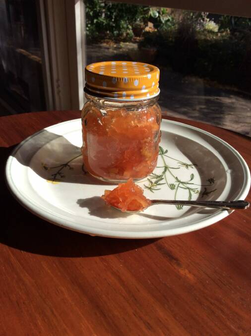 Serbian quince preserve made by Jasmina Antic.  Photo: Susan Parsons