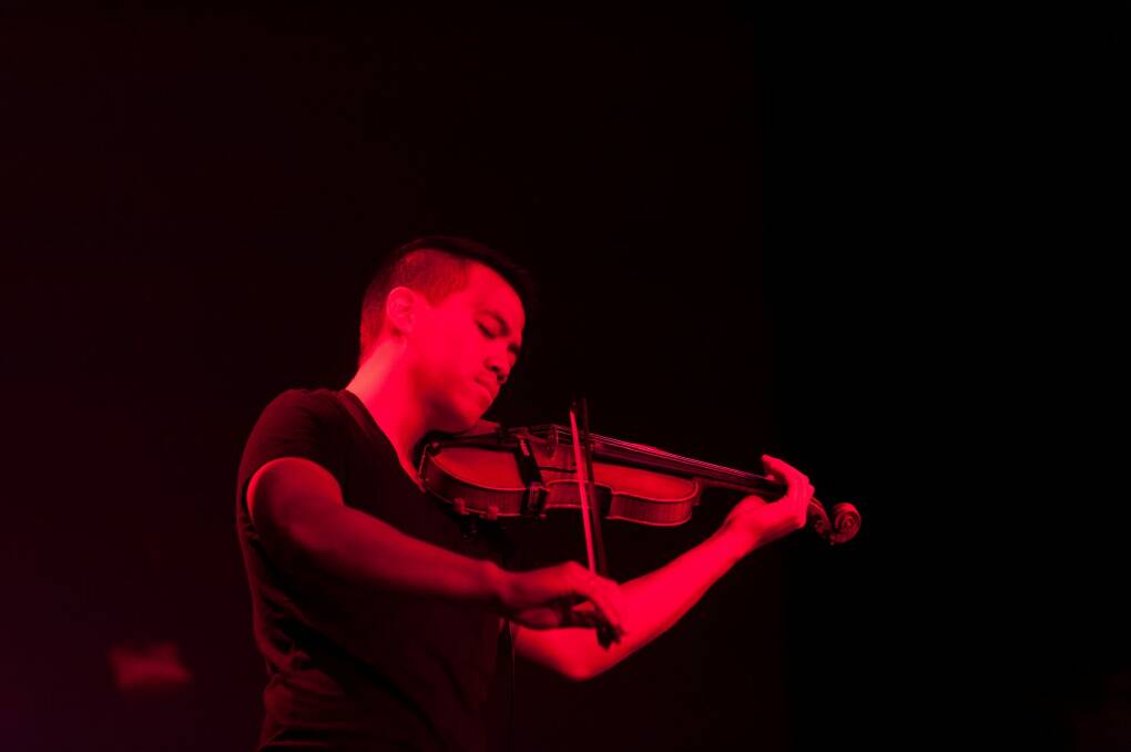 Violinist Mr Michael will perform at Hyper Real Nights. Photo: Supplied