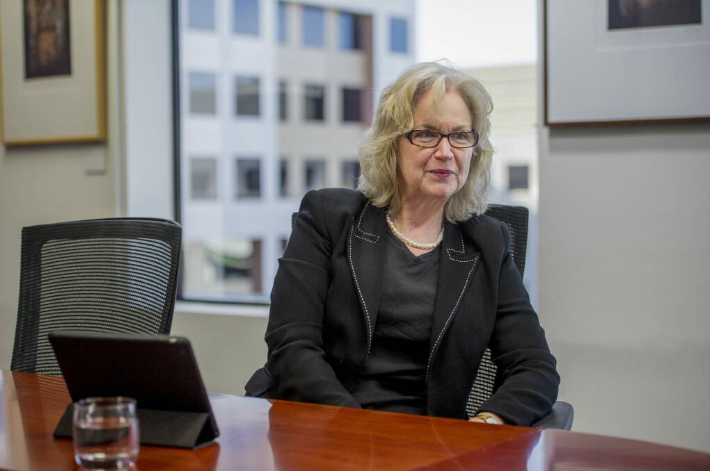 Head of the ACT public service Kathy Leigh says recruitment challenges persist.  Photo: Jay Cronan