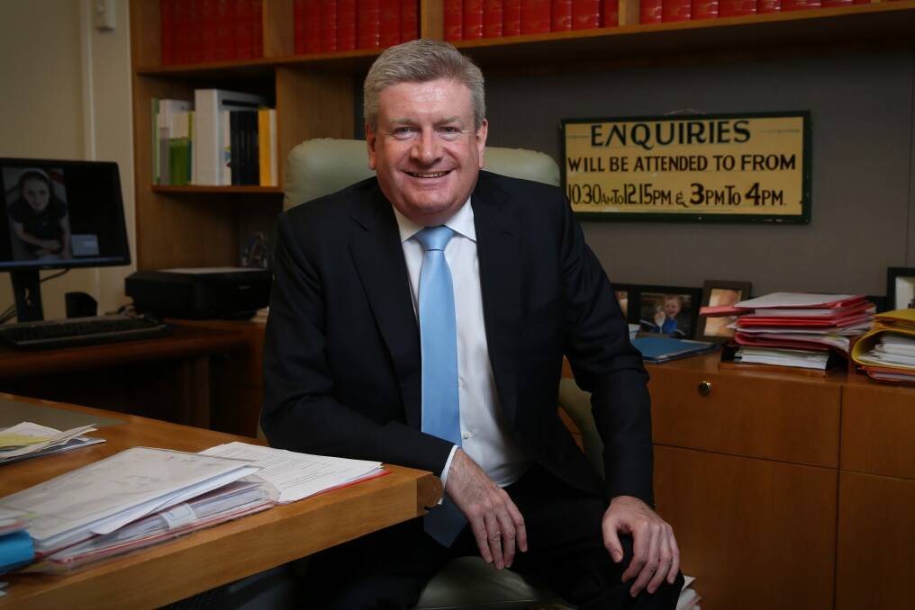 Communicatios Minister Mitch Fifield acknowledged the poor connectivity in suburbs such as Theodore but said the government would not alter the rollout plan. Photo: Andrew Meares