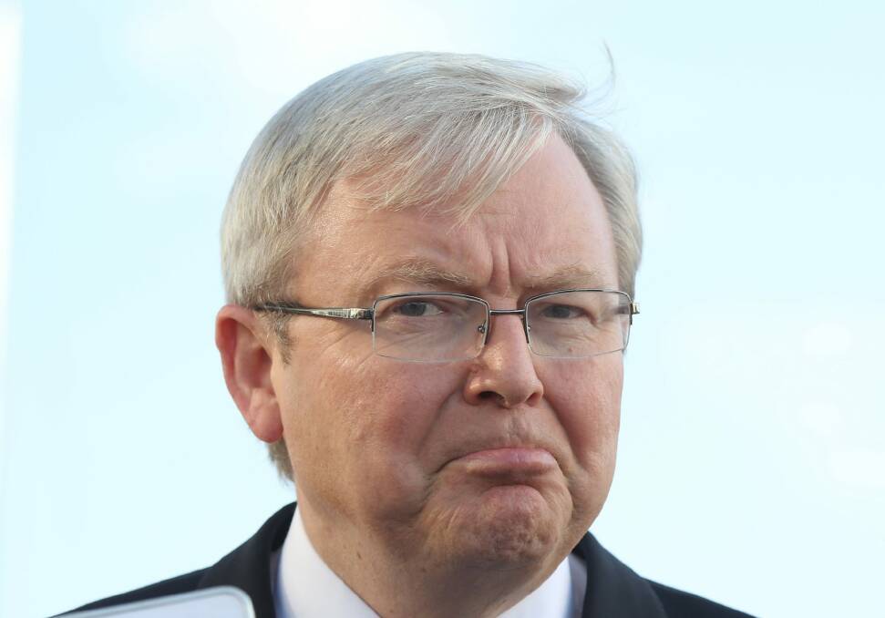 Another comeback: Kevin Rudd. Photo: Andrew Meares