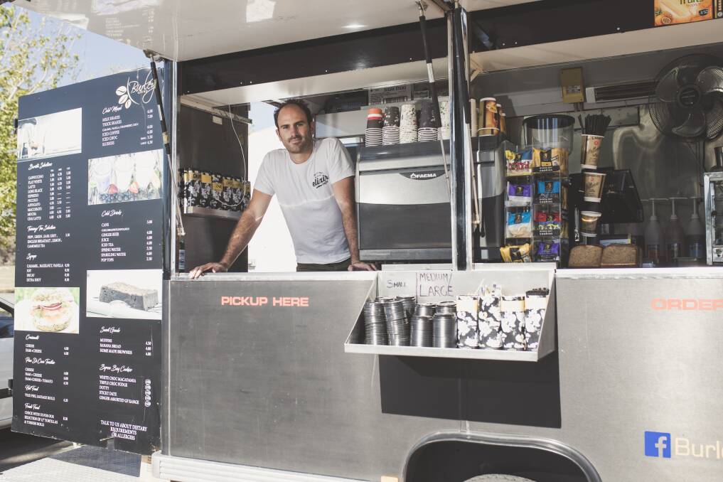 Owner of Burley Grind Peter Poulakis in his coffee cart that's located at Kings Park. He said a proposal for a seven-day kiosk would not be viable.  Photo: Jamila Toderas