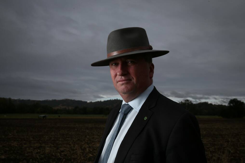 Deputy Prime Minister Barnaby Joyce was a driving force behind the pesticides authority's forced move to Armidale. Photo: Alex Ellinghausen
