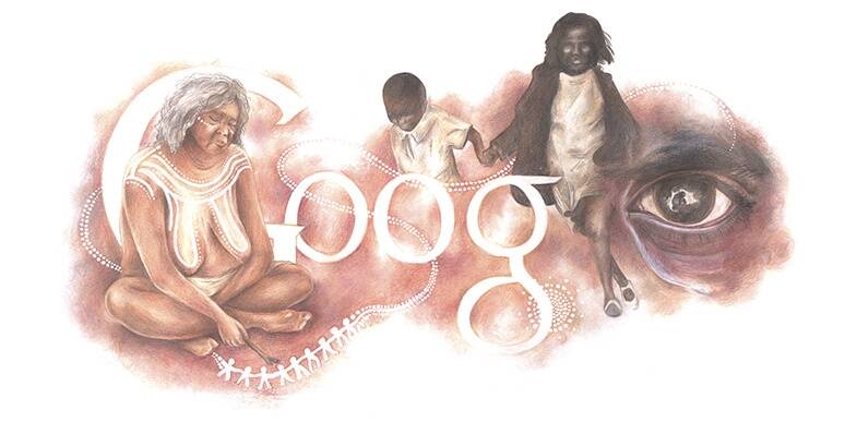 Ineka Voigt's winning design in the Doodle 4 Google competition. Photo: Ineka Voigt