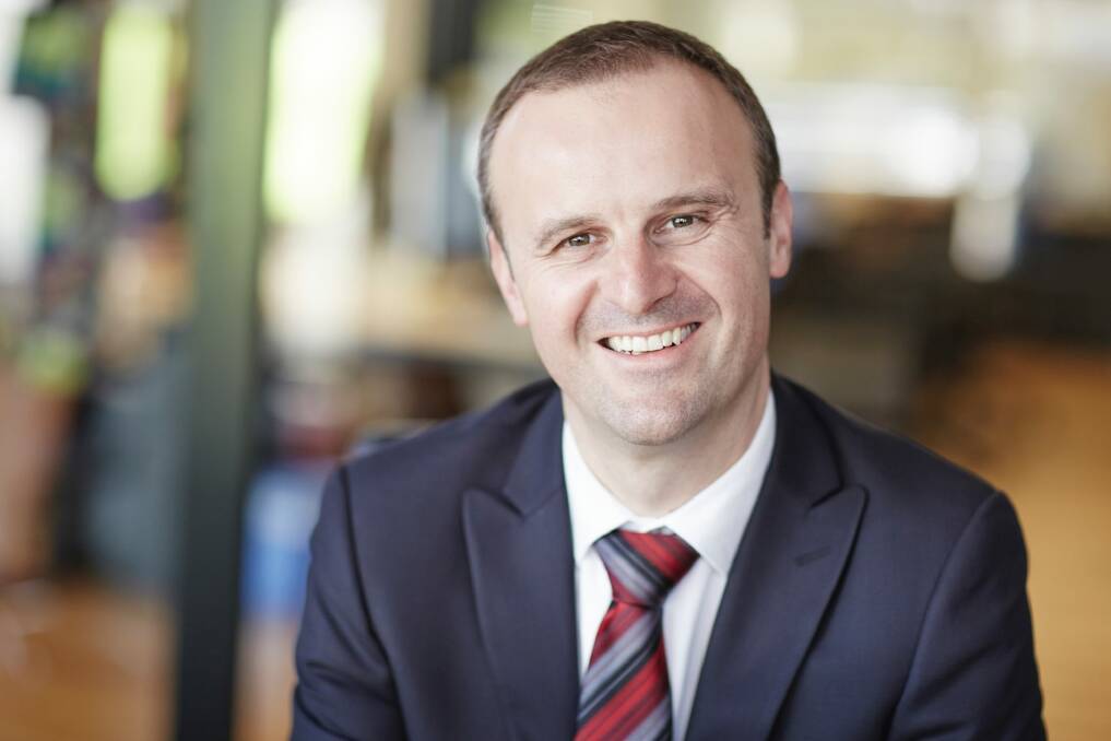 Consistent messaging: Chief Minister Andrew Barr. Photo: supplied