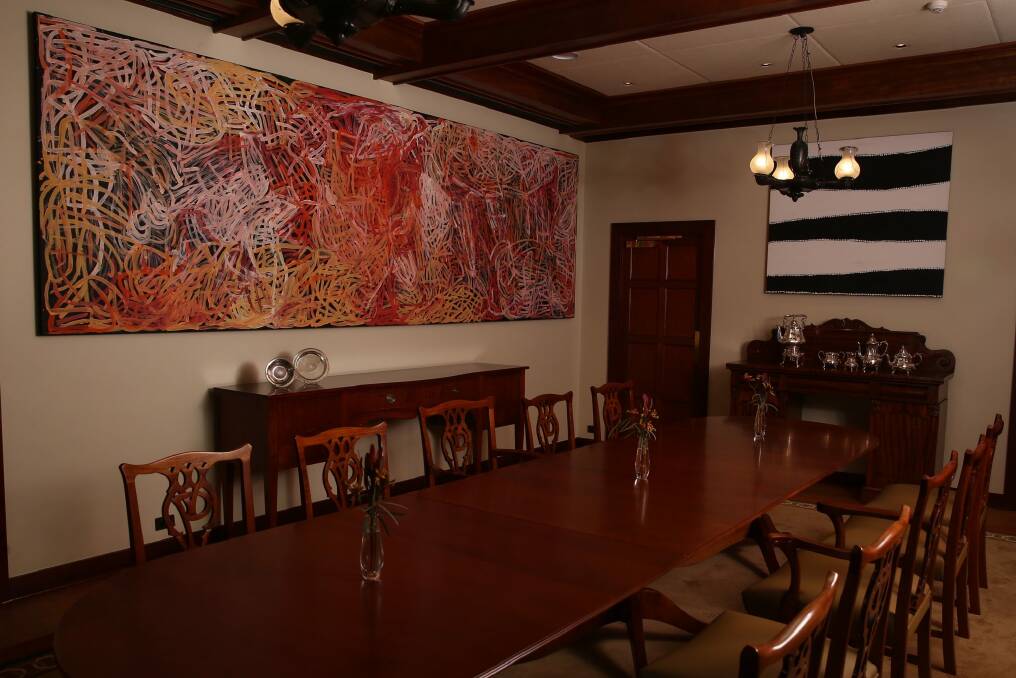 The dining room at The Lodge. Photo: Andrew Meares