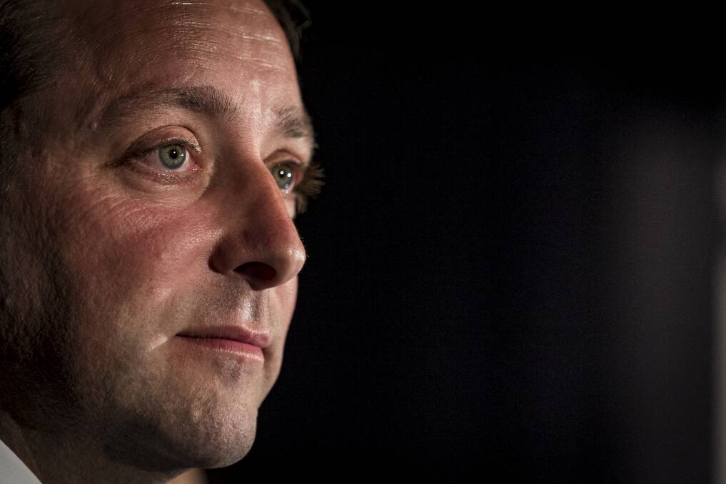 Matthew Guy concedes defeat in the Victorian election. Photo: Chris Hopkins
