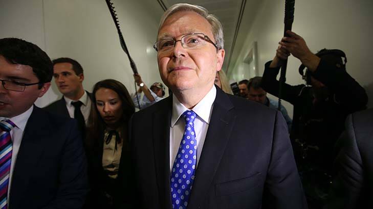 Winner: Kevin Rudd. Photo: Andrew Meares