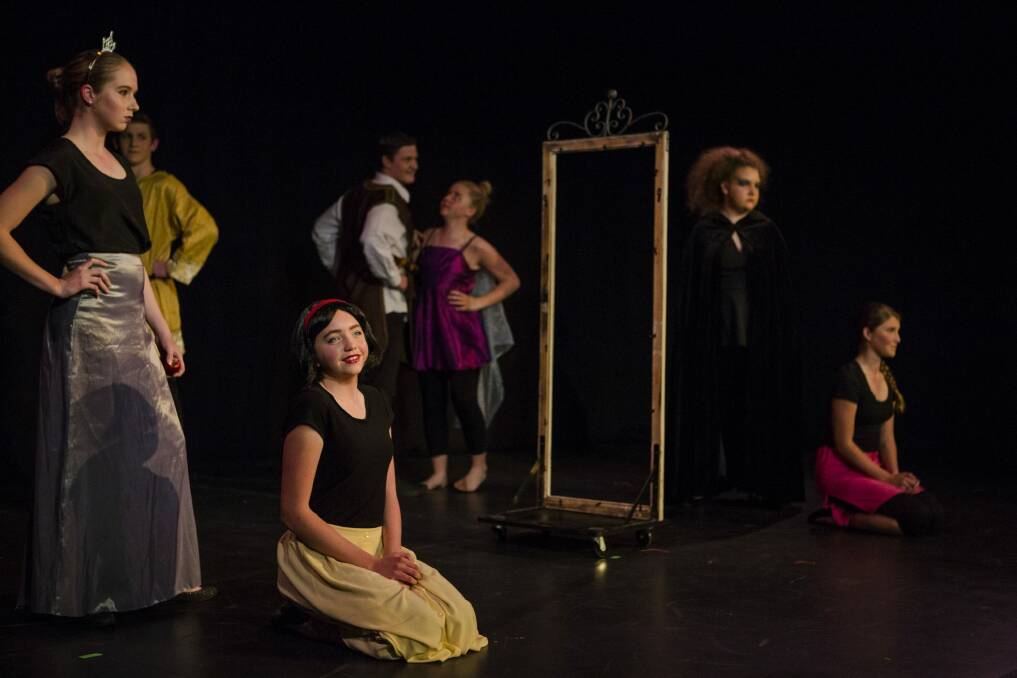 Burgmann Anglican School presents Snowpunzel at Fast+Fresh 2015, a festival of 10-minute plays written and performed by students. Photo: Jamila Toderas