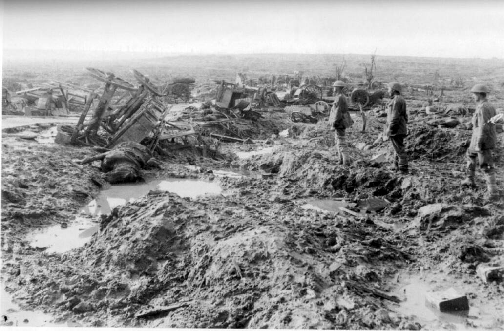 What we won: The battlefield at Third Ypres in November 1917 was a muddy, bloody, charnel house.
