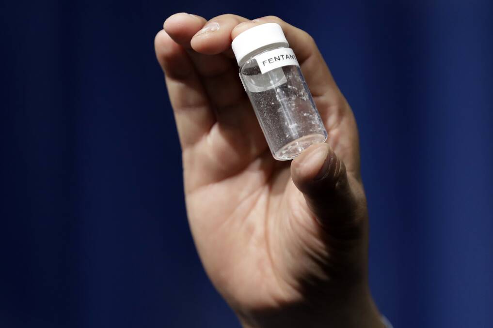 The use of fentanyl  in the capital is also on the rise, according to a new report.  Photo: Jacquelyn Martin