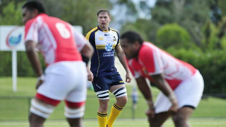 Etienne Oosthuizen will get his first start in Super Rugby this weekend. Photo: Jay Cronan