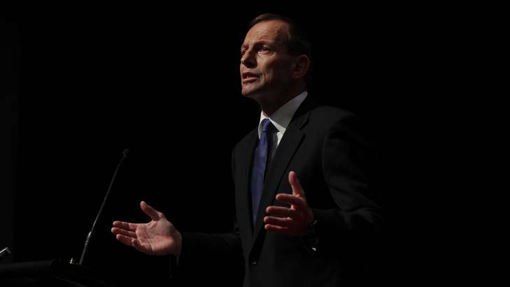 ACT Labor says the Canberra Liberals are hiding Tony Abbott from their campaigning. Photo: Alex Ellinghausen