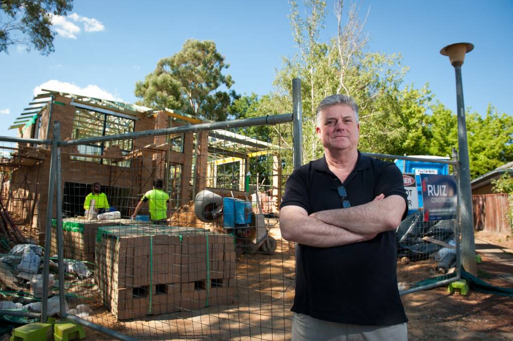 Mr Fluffy home owner, Ray Roberts, has refused to take part in the government buyback and has paid for his own demolition and rebuild without any compensation. Photo: Elesa Kurtz