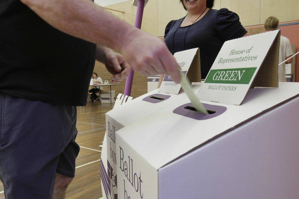 The Australian Electoral Commission will begin early voting for the federal election on June 14.  Photo: Max Mason-Hubers