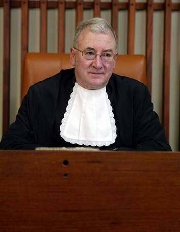 ACT Supreme Court Chief Justice Terence Higgins. Photo: Lannon Harley