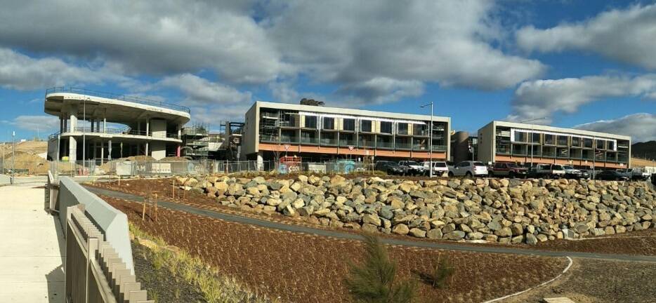 The shops at Denman Prospect have been designed by the team behind Canberra Airport. Photo: Supplied