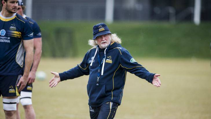 Brumbies coach Laurie Fisher is leaving the club at the end of the current Super Rugby season. Photo: Rohan Thomson