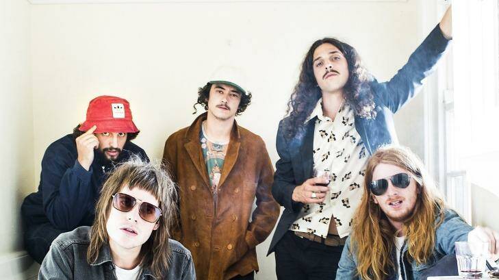 Zipped up:  Sticky Fingers, possibly the hardest working band in Australia. Photo: supplied