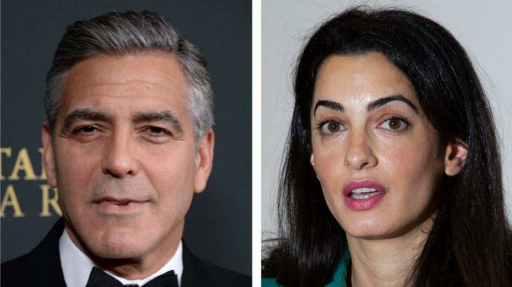 George Clooney and barrister Amal Alamuddin have received their marriage license in London ahead of their upcoming wedding. Photo: Joe Klamar/Justin Tallis