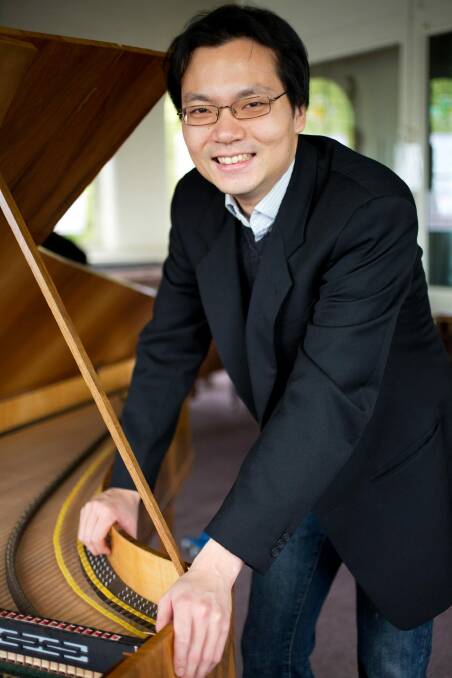 Fortepiano player Mike Cheng-Yu Lee. Photo: Ellen Zaslaw