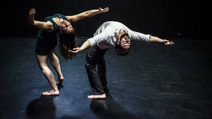 Dancers Holly Diggle and Jake Kuzma perform in Cadi McCarthy's <i>That Place in Between</i>. Photo: Jamila Toderas