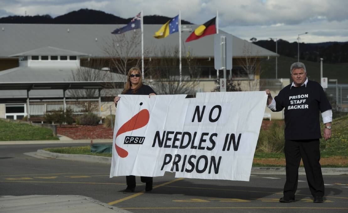 The formation of a working party including union representatives broke an impasse over a prison needle-exchange program. Photo: Graham Tidy