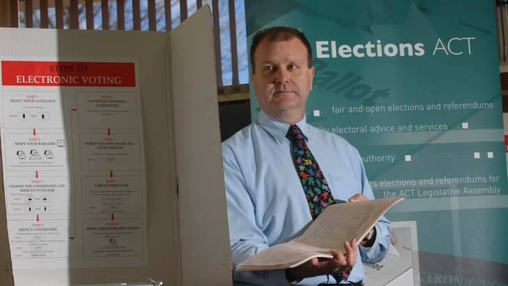 Electoral Commissioner Phillip Green. Photo: Graham Tidy