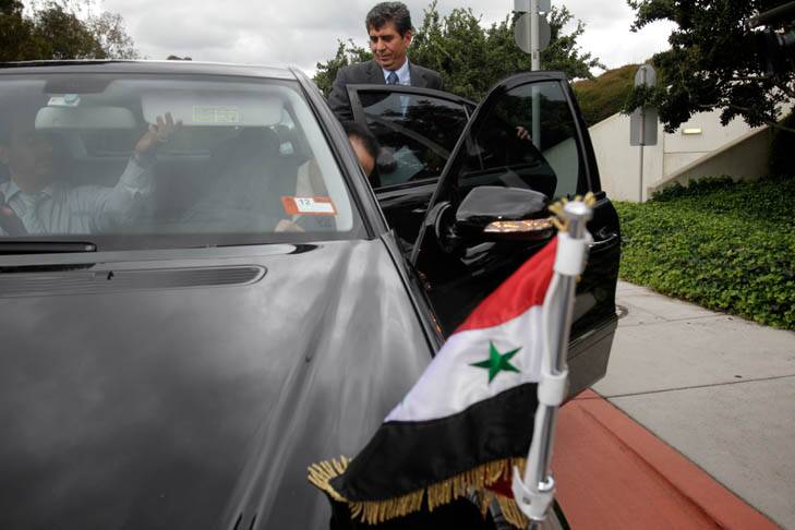 Expelled ... Syrian charg d'affaires Jawdat Ali has until 4pm today to leave Australia. Photo: Andrew Meares