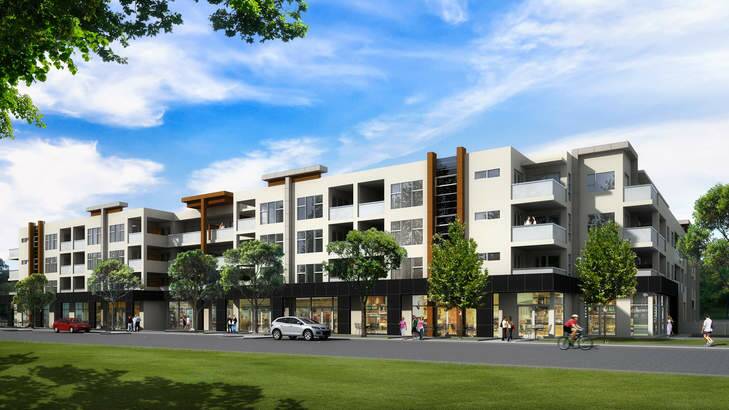 An artist's impression of the  multi-unit development in Franklin, Aamira Residences. Photo: Supplied