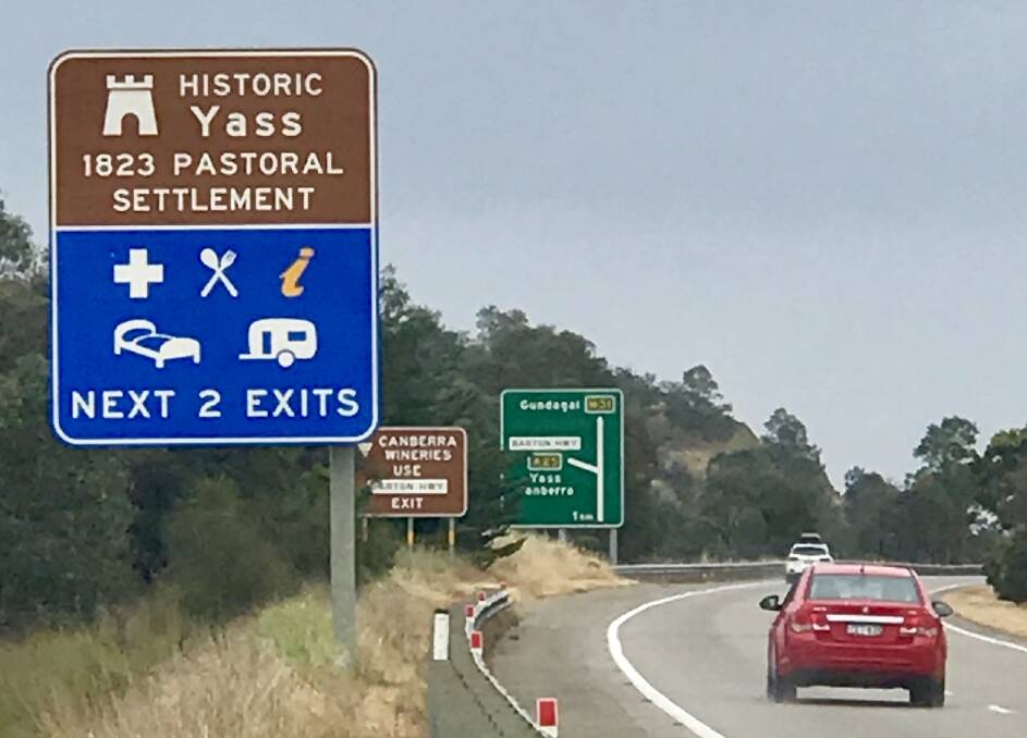The ‘castle’ heritage symbol – a common site on brown tourist road signs in Australia. Photo: Sean Haylan