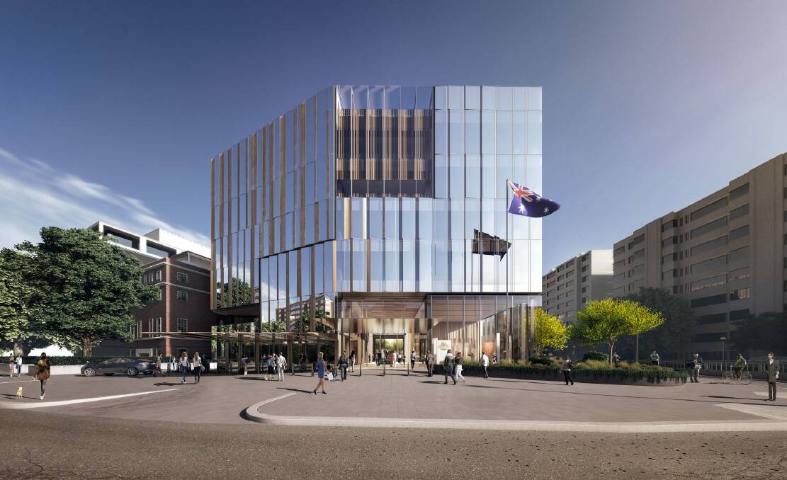 Artist impressions of the new Australian Embassy in Washington DC. Photo: Supplied