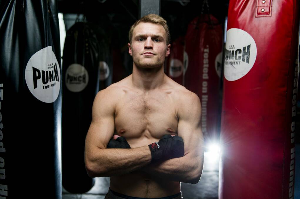 Canberra boxer David Toussaint. Photo: Jay Cronan
