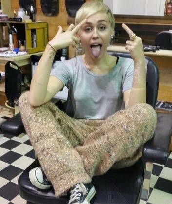 Miley Cyrus marks her Australian arrival with a new tattoo, her 26th. Photo: Instagram